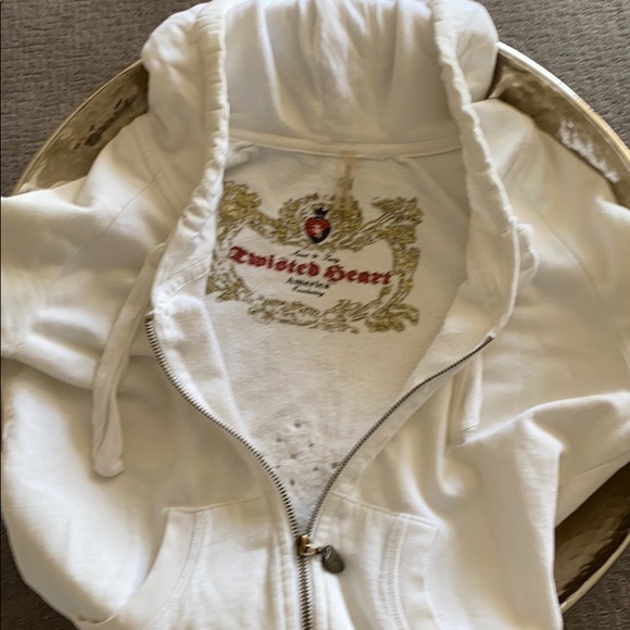 COPY - Twisted ❤️ white HOODIE - Picture 3 of 6